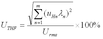 電話諧波因數(shù)計(jì)算公式