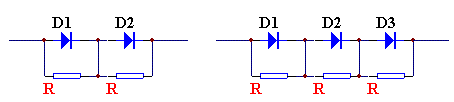 二極管串聯(lián)使用整流電路