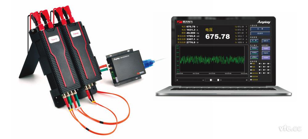 利用DM電量測試子站構建的三相功率計