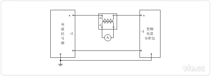  電流互感器擴(kuò)展量程(A—標(biāo)準(zhǔn)電流表)