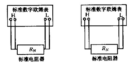 標(biāo)準(zhǔn)數(shù)字歐姆表法進(jìn)行檢定