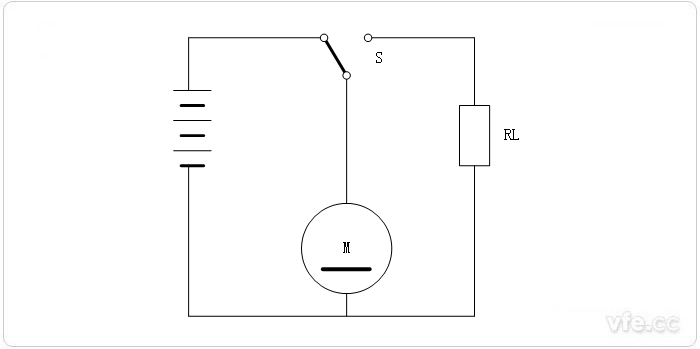 配置動態(tài)制動電阻的電動機電路