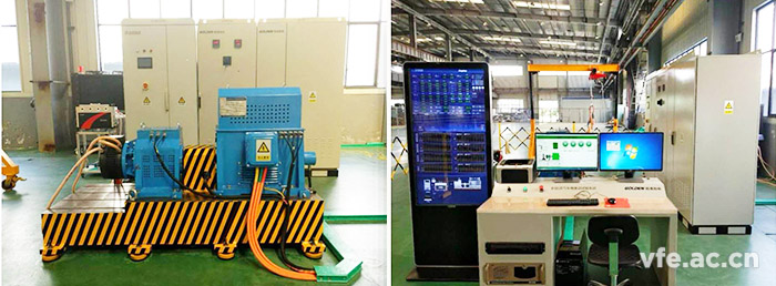 貴州航天林泉電機(jī)有限公司電動汽車輪邊電機(jī)測試系統(tǒng)現(xiàn)場圖片